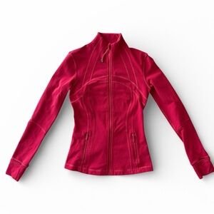 Lululemon Nulu Define Jacket *Dark Red* DKRD Rare Size 4 RARE